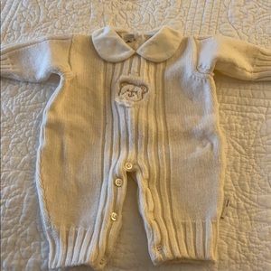 Tenerissimi New White Wool Knit 1pc Winter Romper